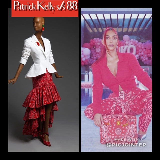 Before Kim K: Patrick Kelly's Red Cotton Bandanas Image